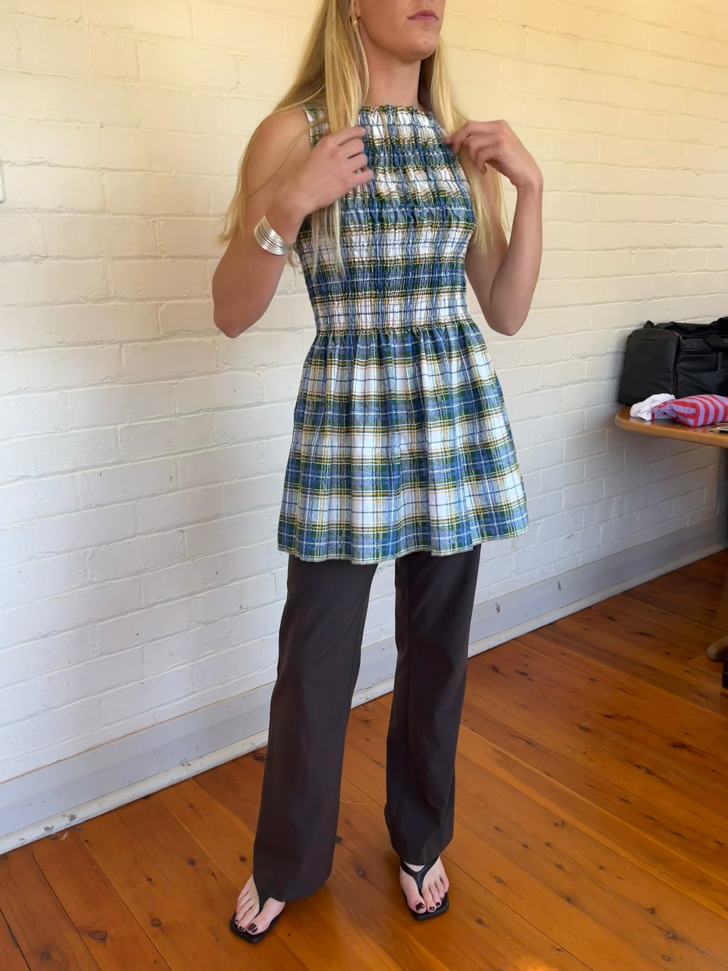 The Dress - Blue/Green Plaid