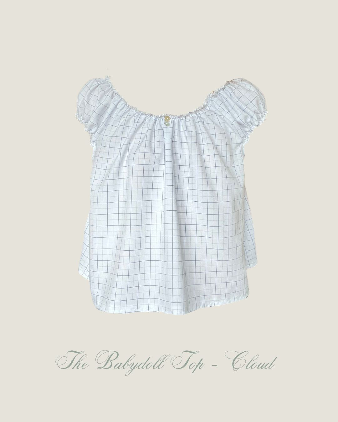 The Babydoll Top - Cloud
