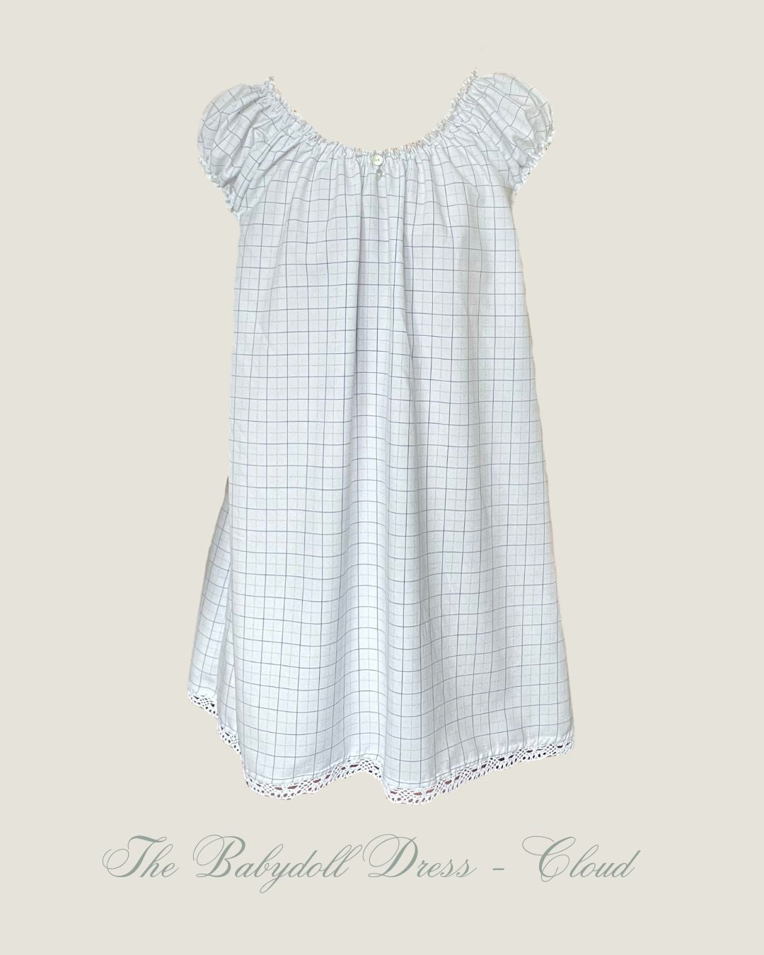 The Babydoll Dress - Cloud