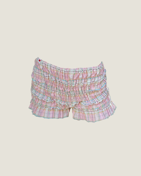 The Bloomer - Baby Pink Plaid