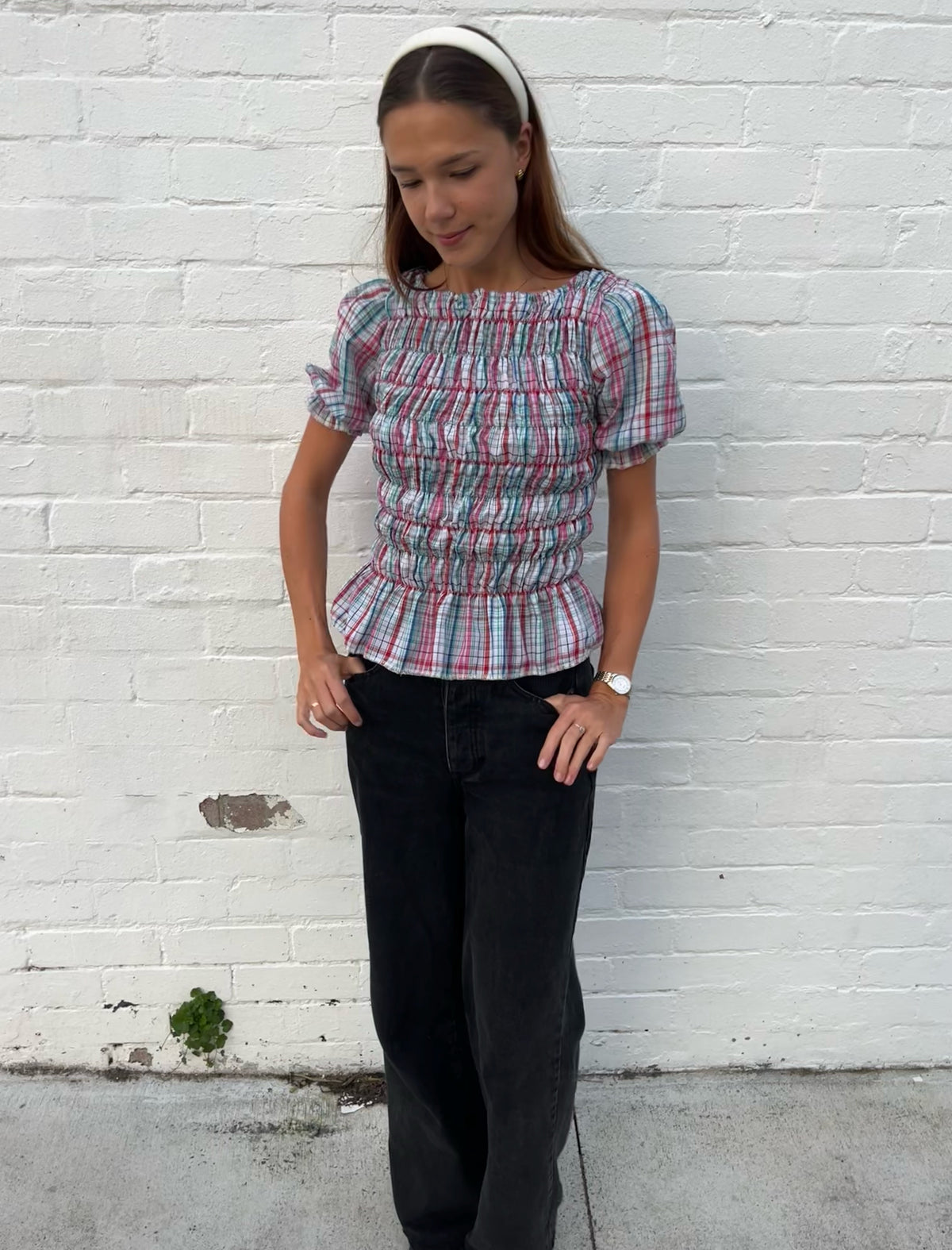 The OG Top Pattern Kit - Candy Plaid