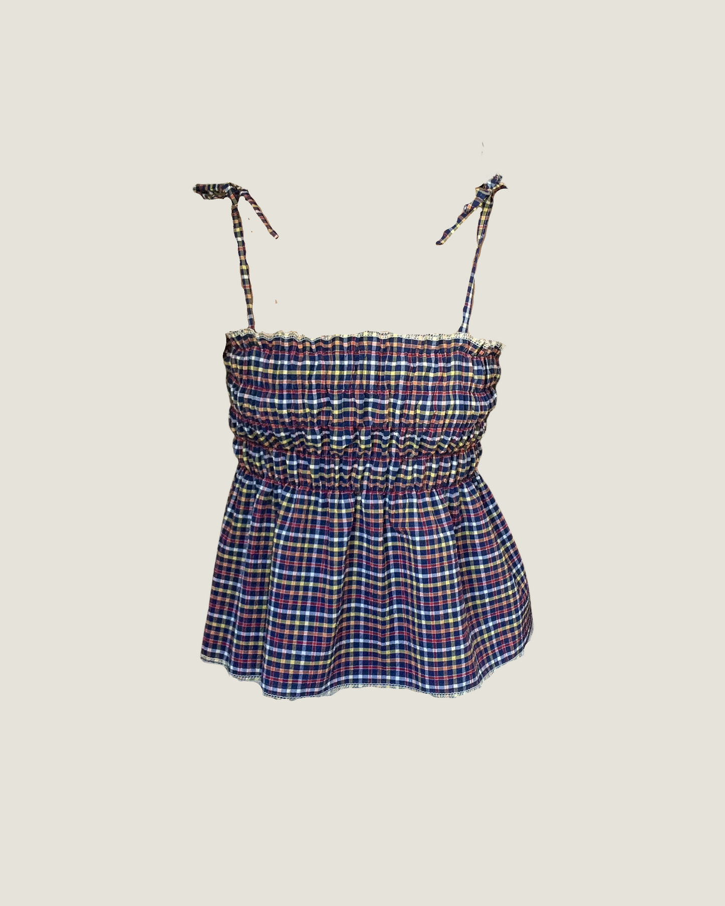 The Cami Top One-Off - Multi Plaid