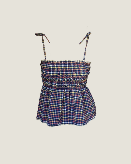 The Cami Top One-Off - Multi Plaid