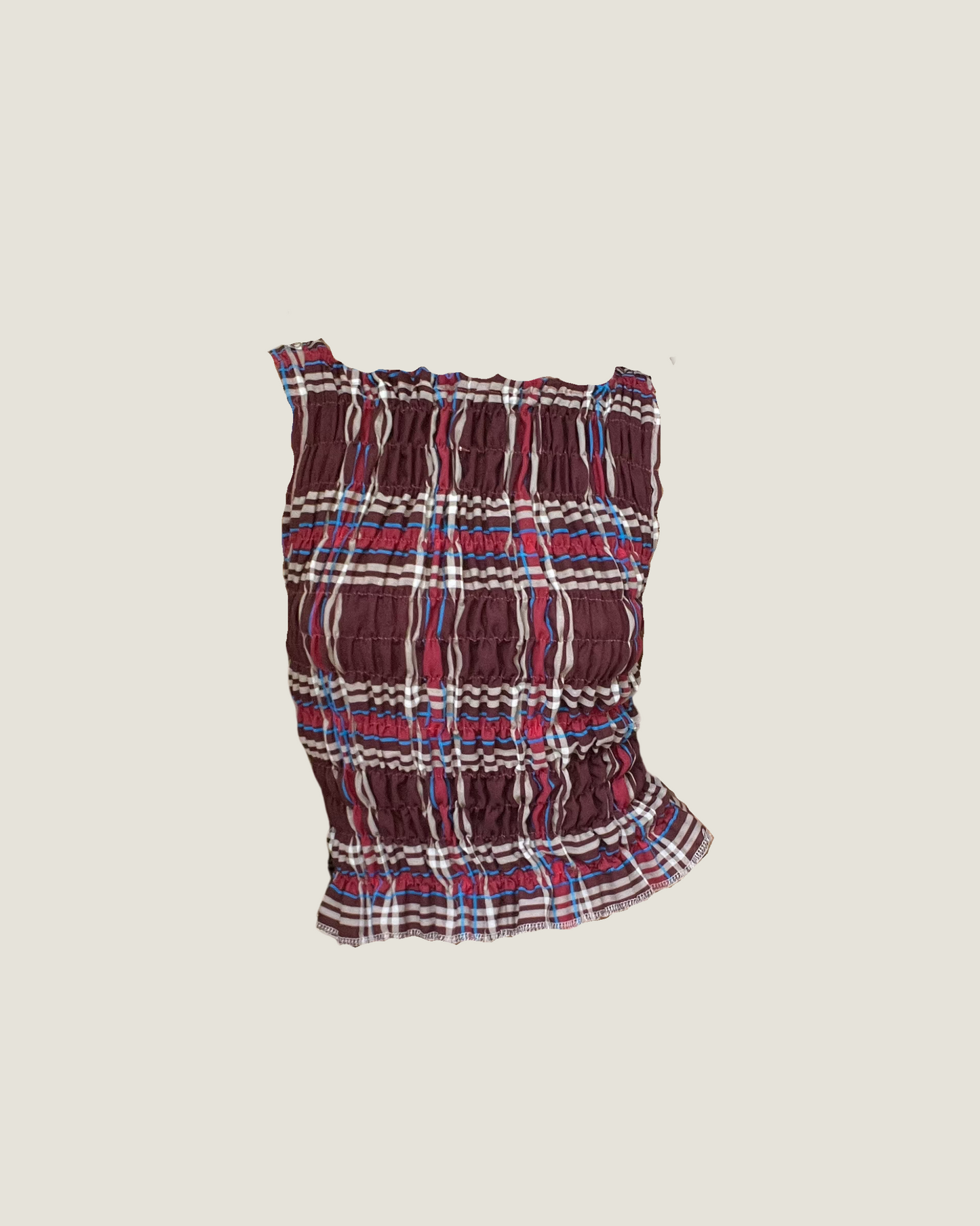 The Top One-Off - Plum Plaid
