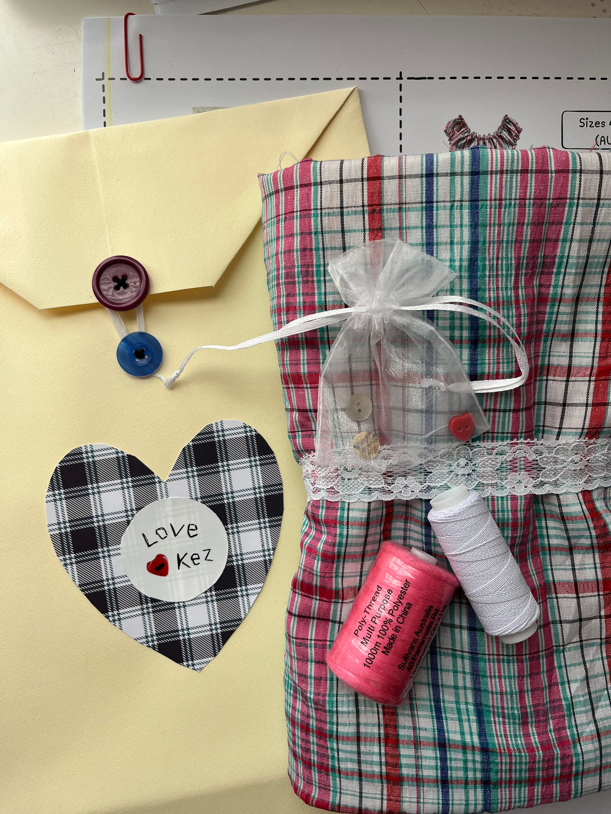 The Babydoll Pattern Kit - Candy Plaid