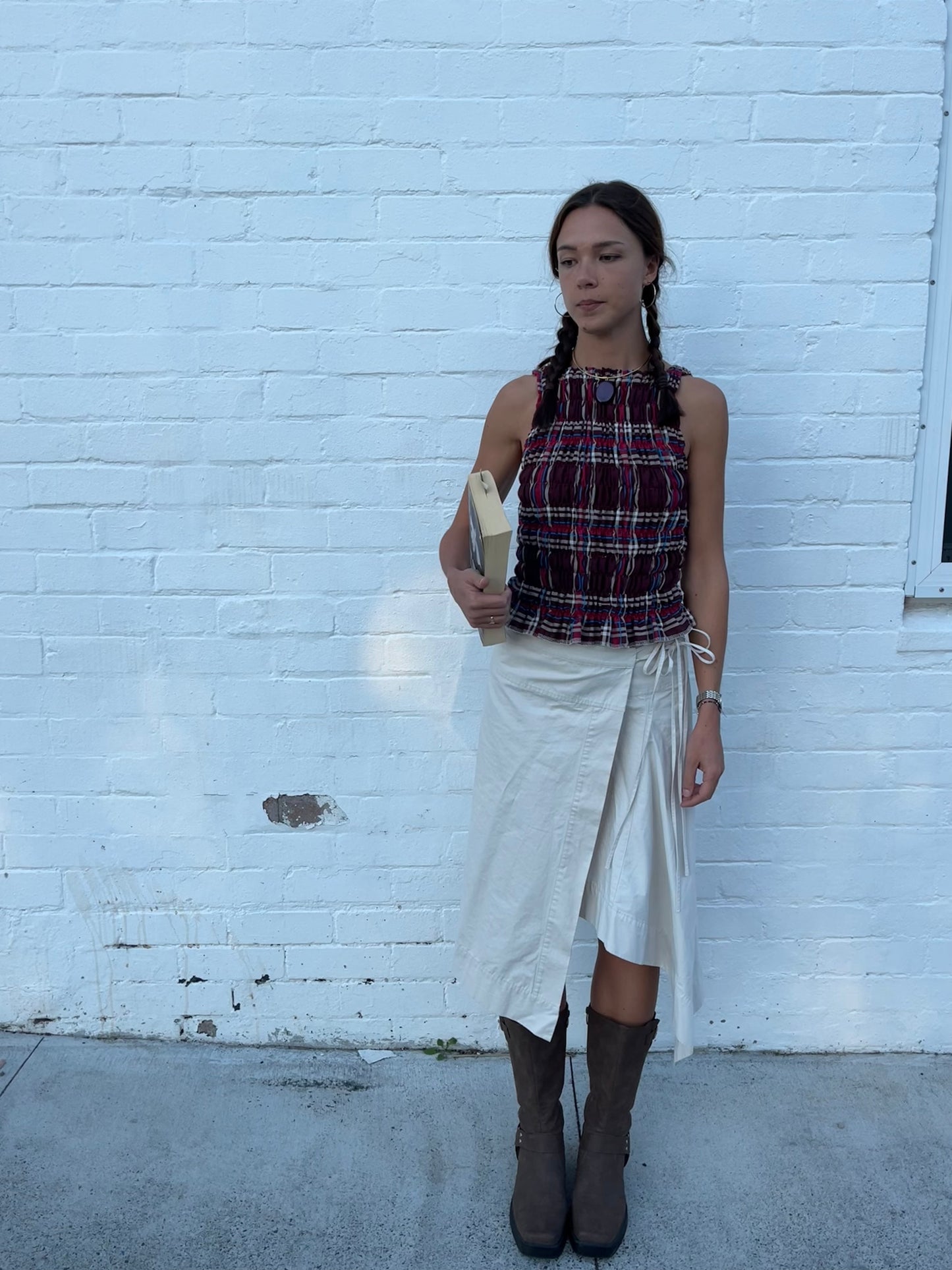 The Top One-Off - Plum Plaid