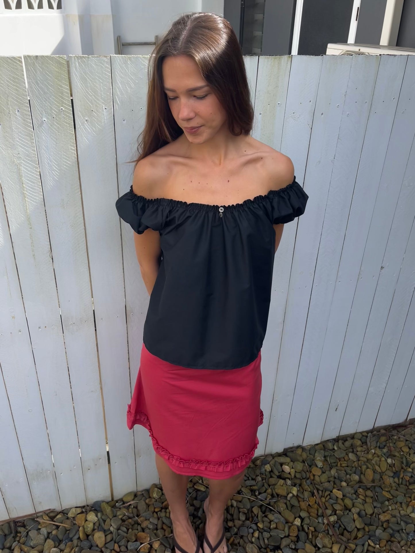 The Babydoll Top - Midnight