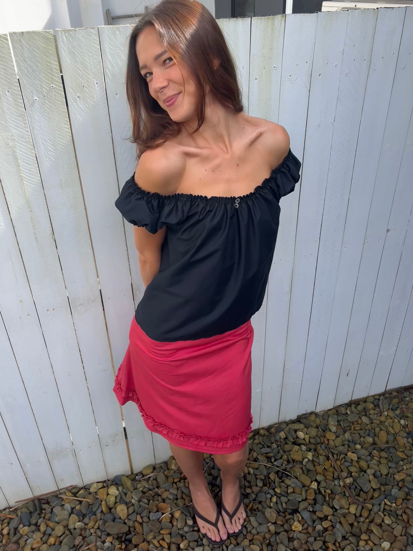The Babydoll Top - Midnight