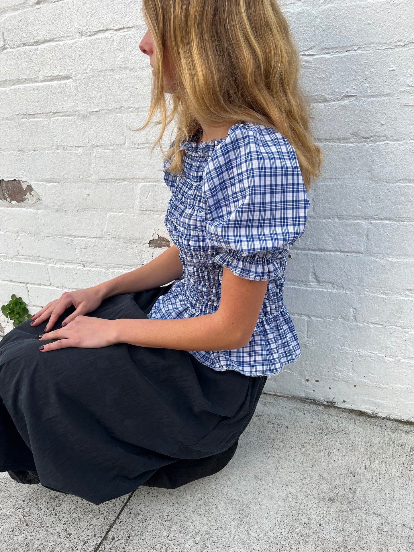 The OG Top Pattern Kit - Blue Plaid