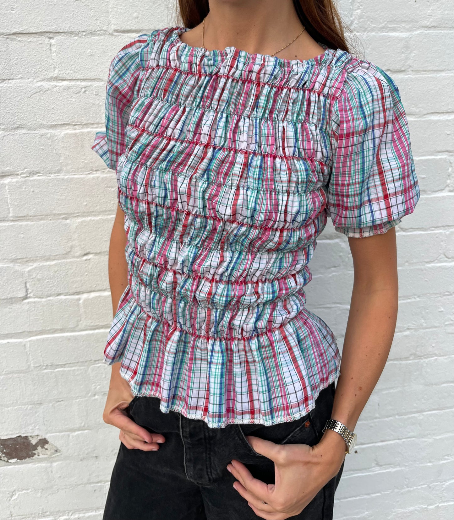 The OG Top Pattern Kit - Candy Plaid