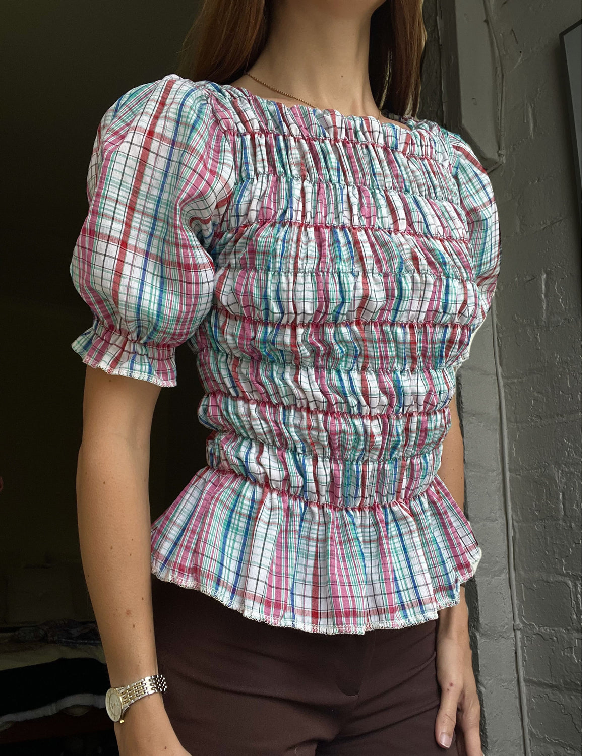 The OG Top Pattern Kit - Blue Plaid